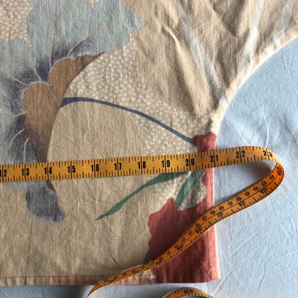 Vintage cotton cropped floral top - Picture 8 of 11
